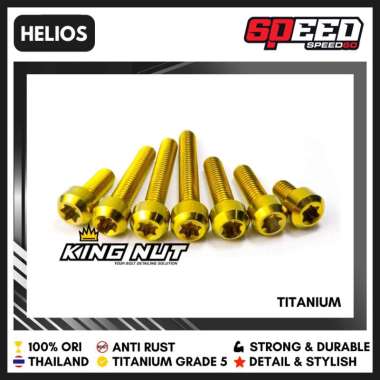 Baut Dudukan Filter Honda Vario 125 150 160 Baut Titanium Probolt Grade 5 Thailand King Nut Helios