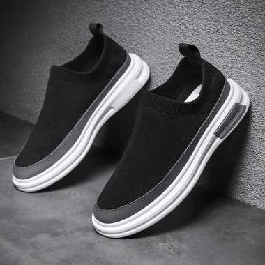 Sepatu Slip On Import JANGGA Sepatu Import Pria Sekolah Kuliah Sepatu Murah Import 42 Hitam