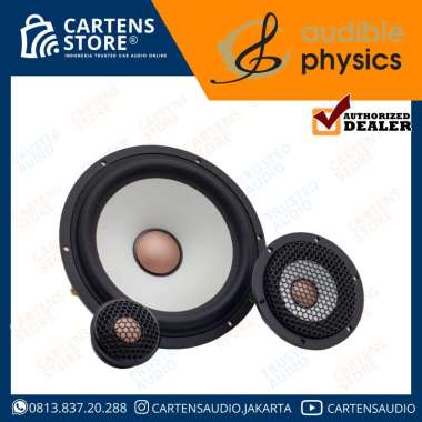 Speaker 3 way Audible Physics 3dev By Cartens-Store Hitam Silver