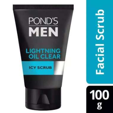 Ponds Men Lightening Icy Scrub Facial Wash 100 Ml