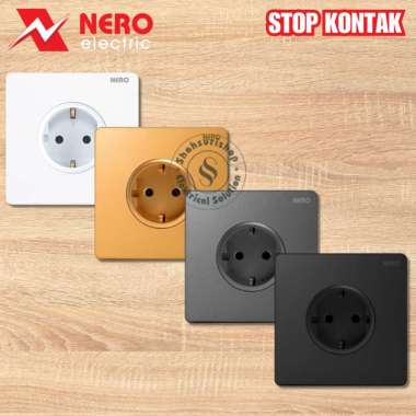 NERO STOP KONTAK CASA X2 STOP KONTAK X216VG 1 GANG WHITE