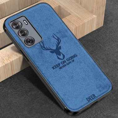 PROMO Case DEER OPPO RENO 12 / 12 PRO Softcase silikon terbaru OPPO RENO12PRO BIRU