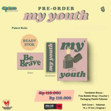 [ Ready Stok ] Novel My Youth + Bonus - Giantara Alam