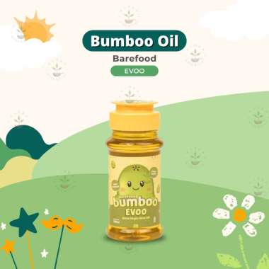 Barefood Bumboo Minyak Masak MPASI - Bumboo Oil - Bumboo EVOO Oil - Bumboo Fat Oil - Minyak MPASI Ba