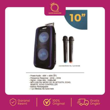 Speaker Bluetooth Tanaka Wakanda 10inc