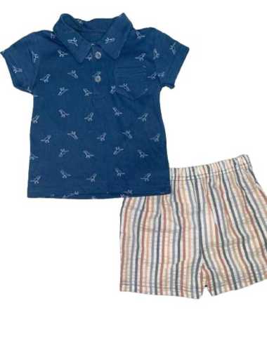 Tembem Baby - Baju Setelan Anak Laki Laki Baju Santai Kaos Celana Pendek Setelan Anak 1 - 2 Tahun 18