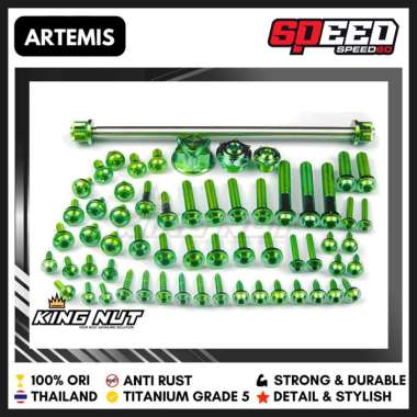 Baut Full Set Baut Yamaha Mio M3 Fino 125 Baut Titanium Grade 5 Probolt Thailand King Nut Artemis