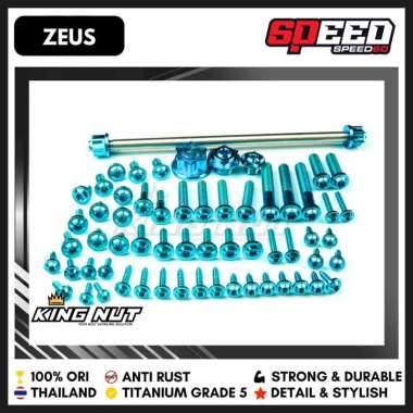 Baut Full Set Baut Yamaha Mio M3 Fino 125 Baut Titanium Grade 5 Probolt Thailand King Nut Zeus