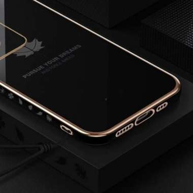 Promo Case Maple Oppo Reno 12 / 12 Pro Softcase Plating Terbaru Oppo Reno 12 Hitam