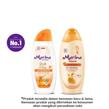 MARINA Natural Nutrisi Lotion Marina Whitening Lotion 95ML smooth and glow