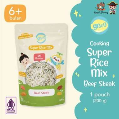 Grouu Super Rice Mix - Beef Steak 200gr