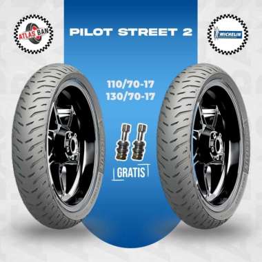 Paket Ban Tubles Motor Sport MICHELIN PILOT STREET 2 110/70 - 130/70 Ring 17