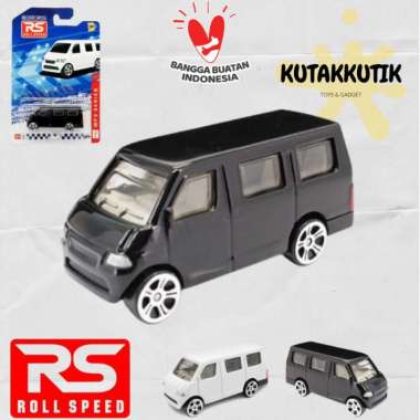 Mainan Mobil MPV Mini Bus Van Indonesia Diecast RS Roll Speed 1:64 Mobil Daihatsu Gran Max Made In I