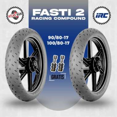 Paket Ban Motor Racing Compound IRC FASTI 2 90/80 - 100/80 Ring 17