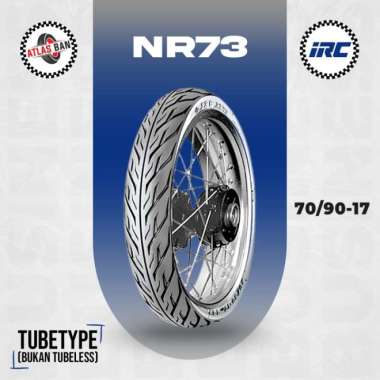 Ban Motor Bebek IRC NR73 70/90 Ring 17 Non Tubeless