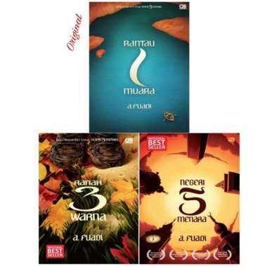 Buku Negeri 5 Menara Ranah 3 Warna Rantau 1 Muara Ahmad Fuadi