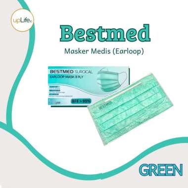 BESTMED Masker Medis Earloop / Masker Earloop GREEN