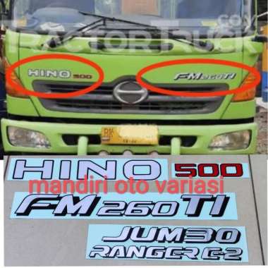 Sticker body mobil truck Hino. 500 FM260TI Jumbo stiker Hino truck Terbaik
