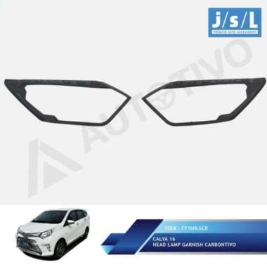 Garnish lampu depan calya carbonvito Terbaik