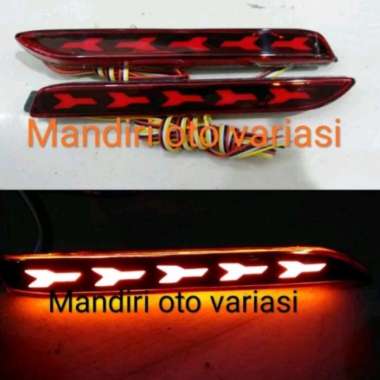 Lampu reflektor bemper belakang grand new fortuner Terbaik