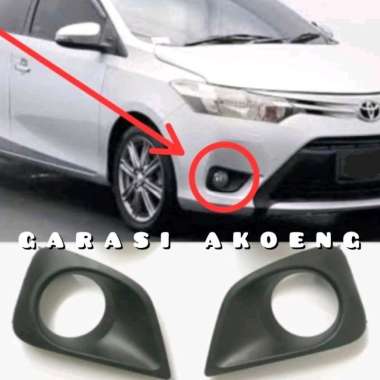 Cover Foglamp Vios Gen 3 2013 2014 2015 2016 2017 Garnis Panel Tutup Lampu Kabut Kanan Kiri Kiri Pen