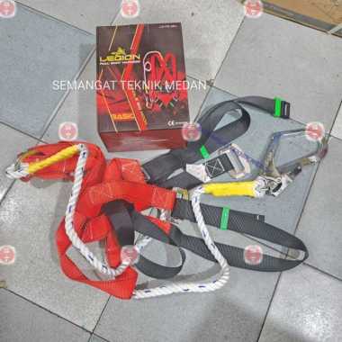 FULL BODY HARNESS SAFETY SABUK PENGAMAN SINGLE BIG 1 HOOK LEGION