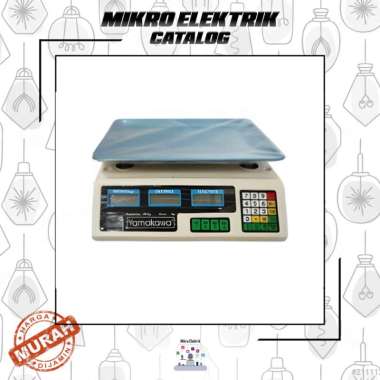 Timbangn Buah / Timbangan Laundry Digital Computing Scale 40kg Double Display YAMAKAWA