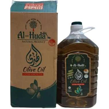 Minyak Zaitun Asli import Turki Al Huda kemasan 5 Liter 100%Murni Zaitun Extra Virgin