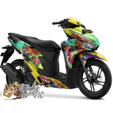 Decal Vario125 2023 Full Body Stiker Full Body Motor Honda Vario 125 New 2023 2024 - Grafity Doff Ku