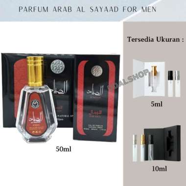 Parfum Pria Eau De Parfume Arab Spray Farfum AL-Sayaad Murah Size 5ml 10ml 50ml 10ML