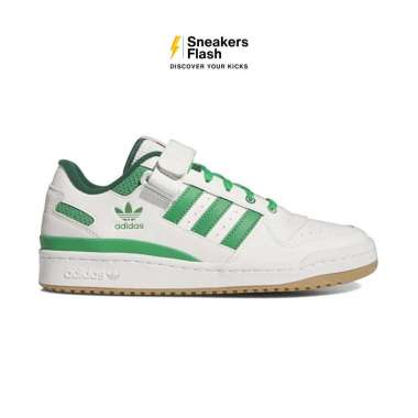 Sepatu Sneakers Pria ADIDAS FORUM LOW WHITE GREEN - IE7175 46