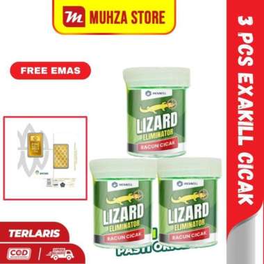 (3 PCS) Racun Cicak HEXAKILL Racun Oles Pembasmi Cicak Rumahan