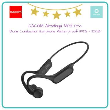 DACOM AirWings MP3 Pro - Bone Conduction Earphone Waterproof IP56 - Built-in 32GB Memory