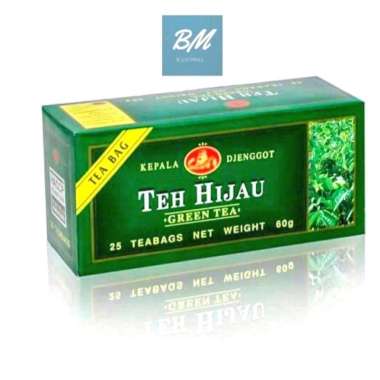 Teh Hijau Celup KEPALA DJENGGOT 60 gr isi 25 Pcs Kemasan Premium