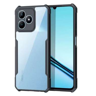 Promo Case Transparan Realme Note 50 Terbaru Softcase Clear Back Cover Realme Note 50 Hitam