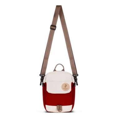 Pushop - Tas Selempang Mini Kanvas - Mini Slingbag MARUO Pria SCV-05 - SKYBLUE -GREEN CREAM -TERACOT