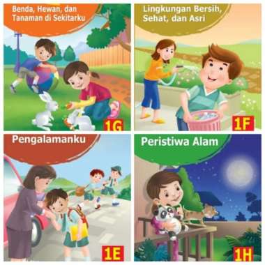 Buku Teks Tematik Terpadu Untuk Sd/Mi Kelas 1E. 1F. 1G. 1H.Semester 2