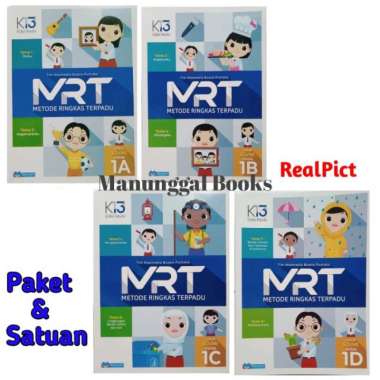 Buku Metode Ringkas Terpadu Mrt, 1A 1B 1C 1D Untuk Sd/Mi Kelas 1