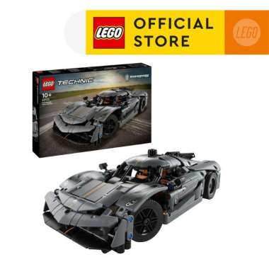 LEGO Technic 42173 Koenigsegg Jesko Absolut Grey Hypercar (801 Pieces), Building Block, Toys, Bricks