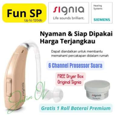 Alat Bantu Dengar Siemens Signia Fun SP BTE 110dB 6 Channel