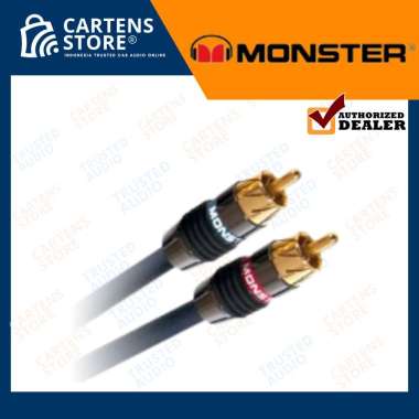 Cable RCA MONSTER 450i XLN Xtreme Audio Interconnect by Cartens-Store 0,5M Hitam
