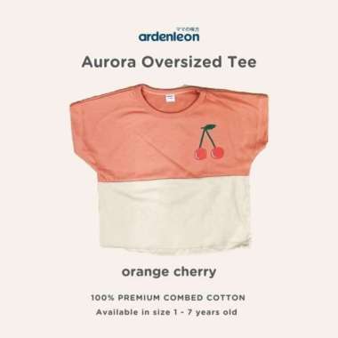 Ardenleon - Dreamer Aurora Oversized Tee ORANGE CHERRY 4L