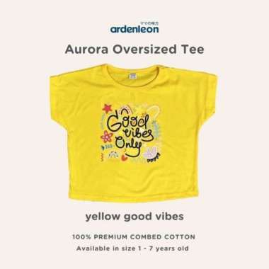 Ardenleon - Dreamer Aurora Oversized Tee YELLOW GOOD 3L