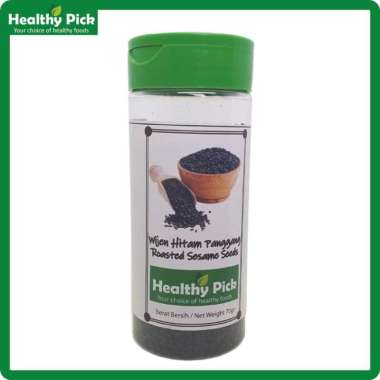 WIJEN HITAM PANGGANG SANGRAI TOASTED ROASTED SESAME BOTOL