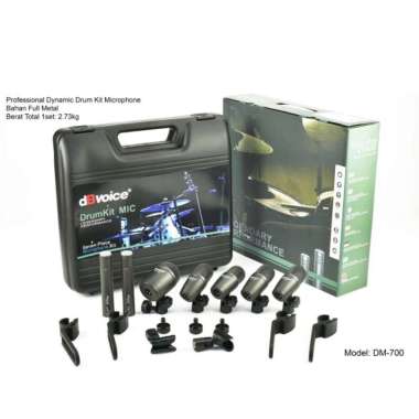 Mic Drum db Voice DM 700 Original dBVoice DM700 Kit Drum
