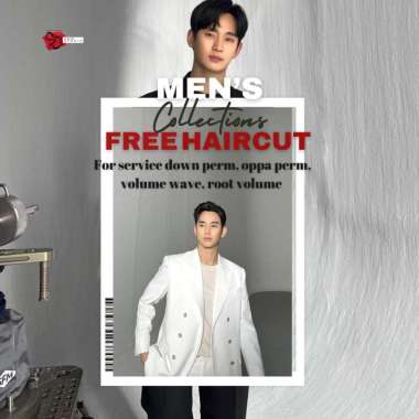 Men's Collections Free Haircut (For Service down perm, oppa perm, volume wave, root volume)