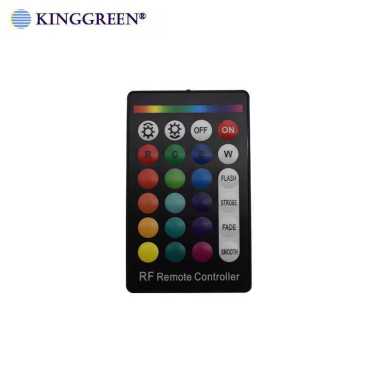 KINGGREEN Mesin Lampu Hias LED Fiber Optik Remot Kontrol RF RGBW 16W Hitam