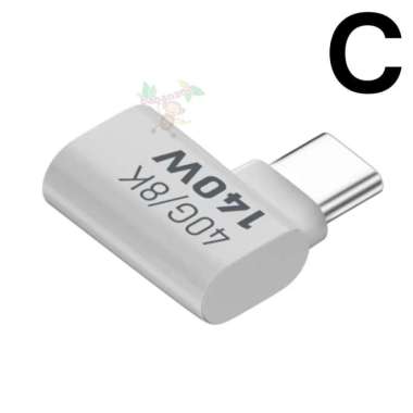 120 Watt USB 4.0 Type-C Elbow 90 Degree Siku Adapter charger 40Gbps C