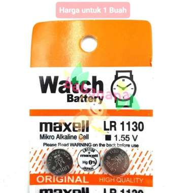 Maxell LR1130 Baterai jam kancing battery button kecil watch LR 1130