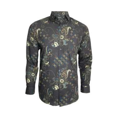 Redcliff Kemeja Pria Batik Panjang Cokelat 6TK301502 L